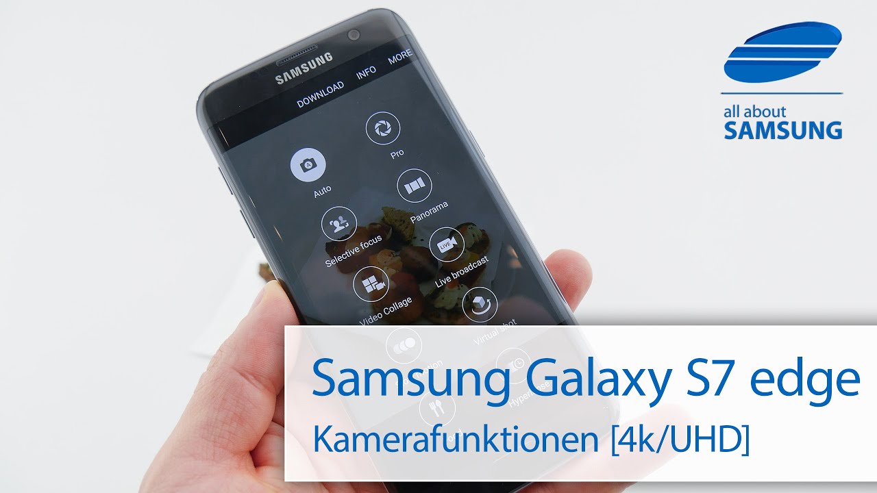 Samsung Galaxy S7 und Galaxy S7 edge Kamera und Kamerafunktionen im Überblick 4k