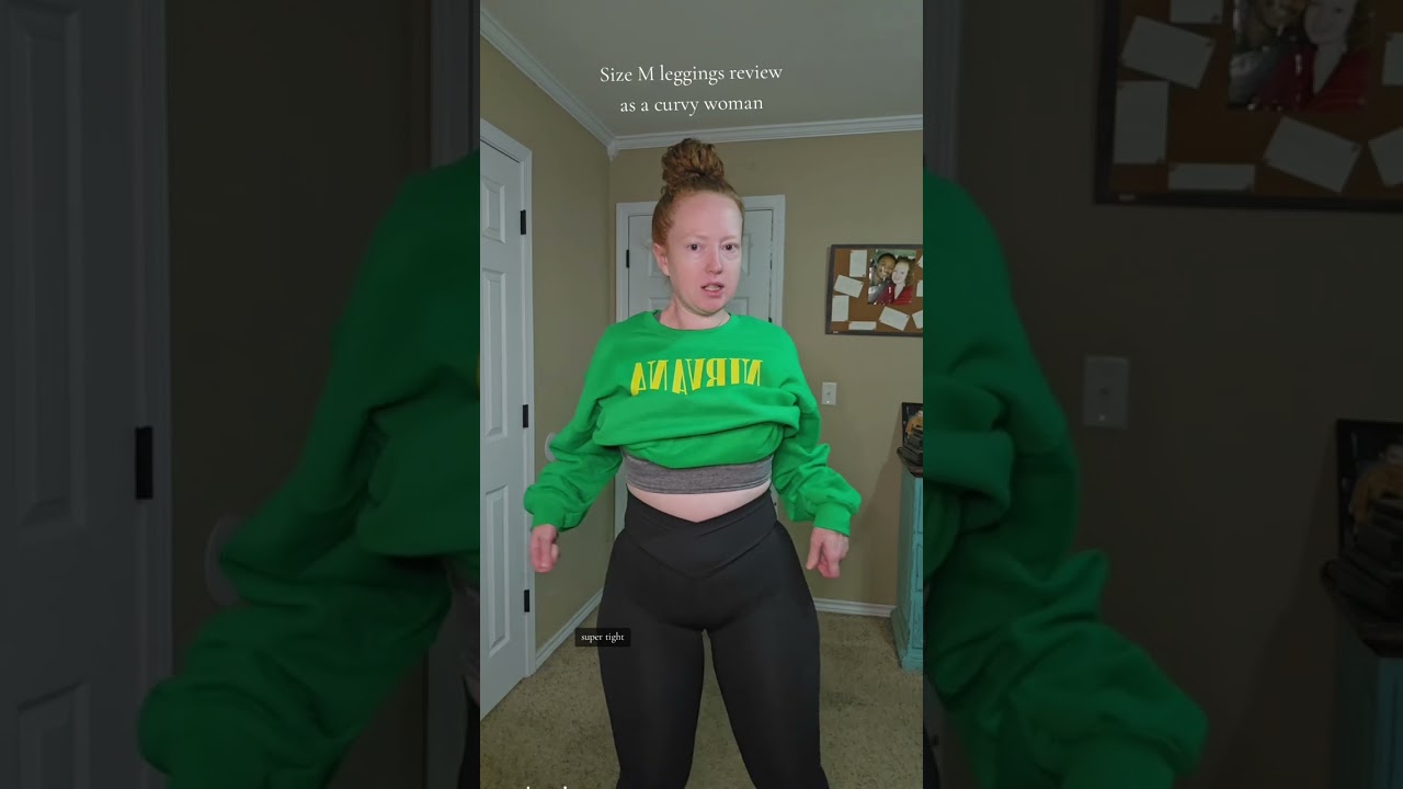 Size M leggings review as a curvy woman!