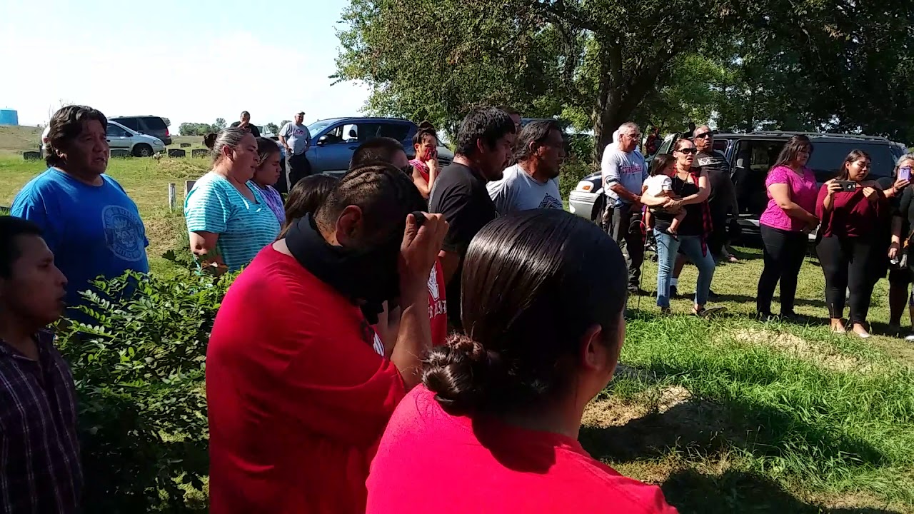 Peyote Song sung at grave site...His Final Resting Place ! Family's Love !