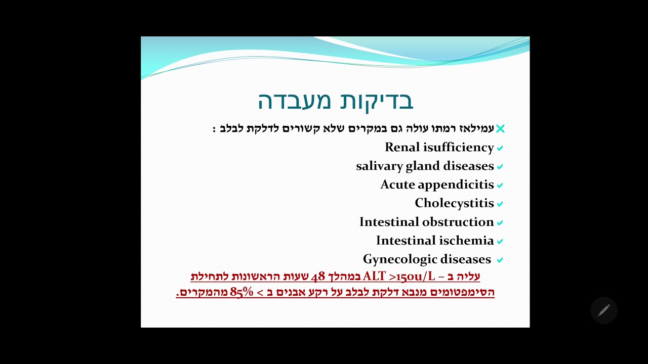 דלקת לבלב חריפה /  Acute pancreatitis