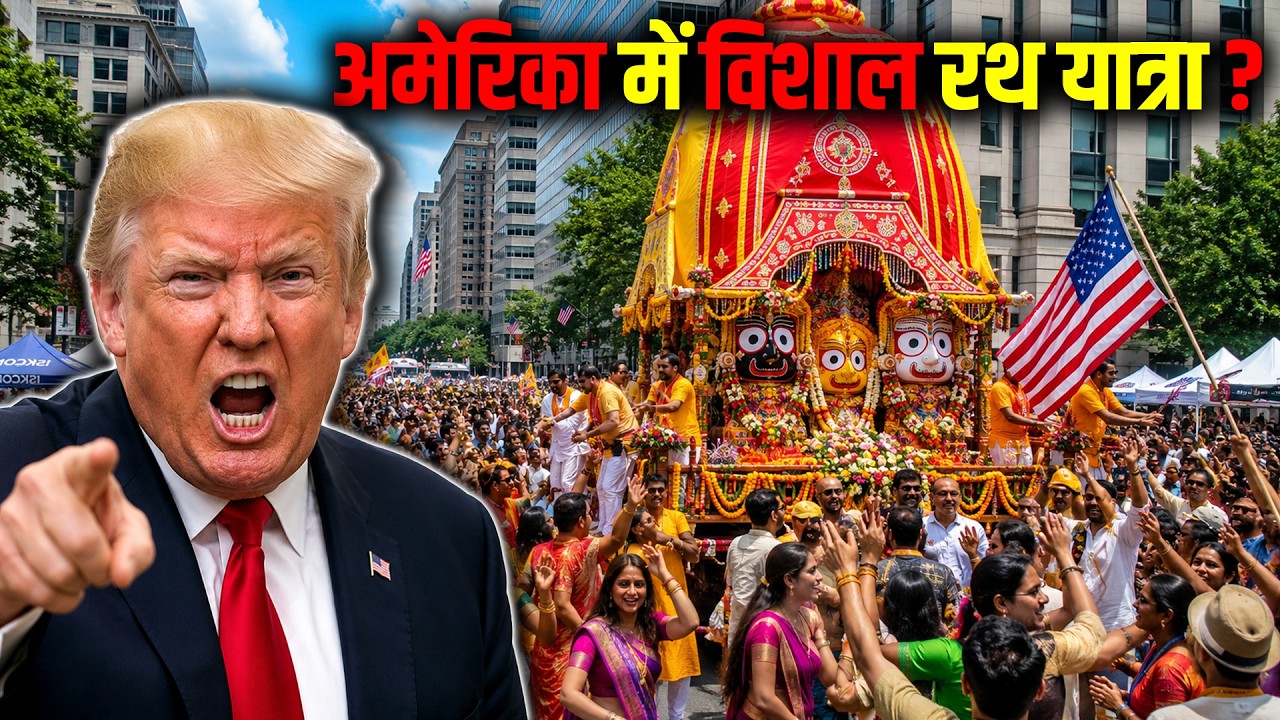 Massive Rath Yatra in the US (Hindus Must Watch)!