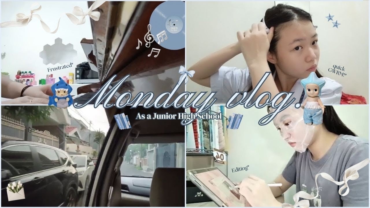 Monday vlogs 📸 as junior high school 📍 | productive | things that i do in a day | slow day 🦭