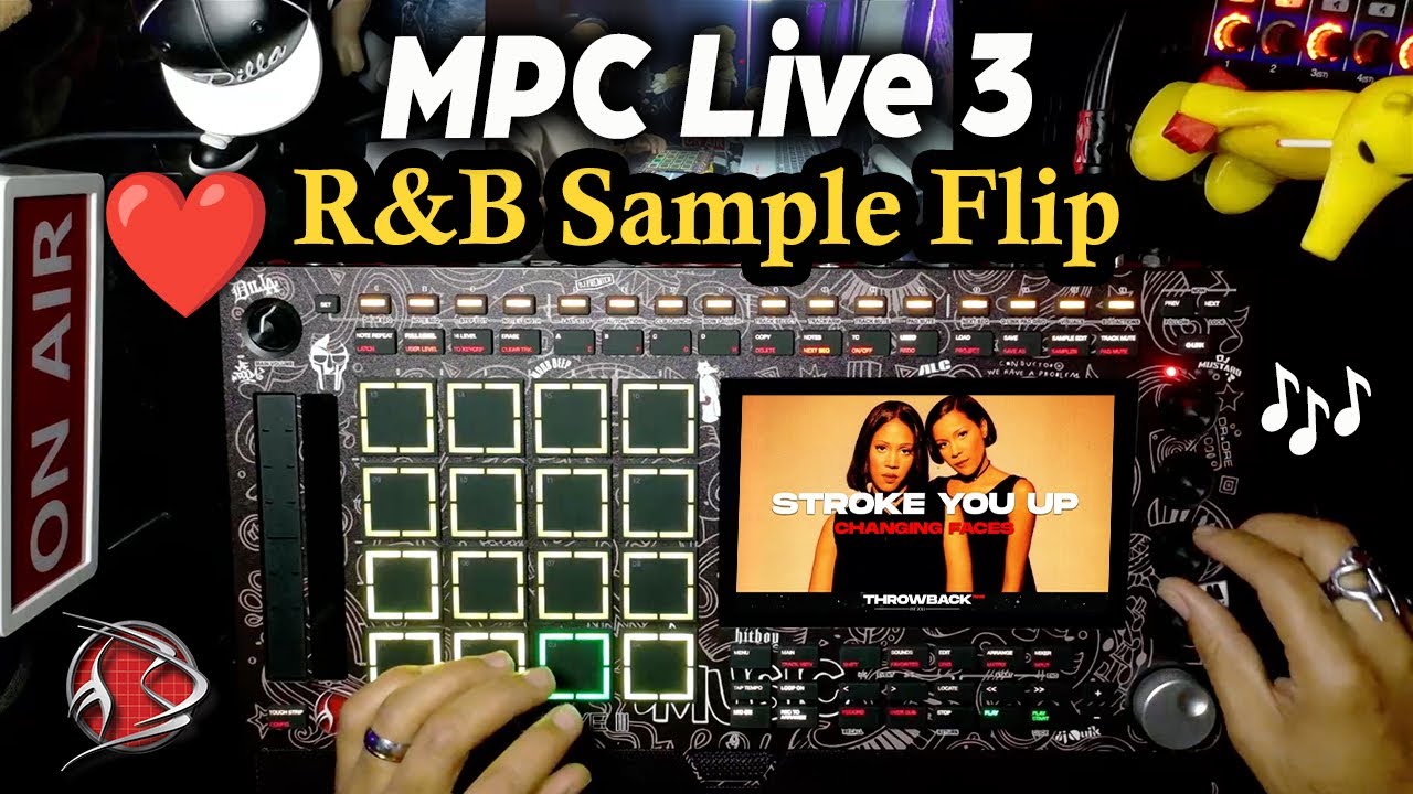 Changing Faces ‘Stroke You Up’ Sample Flip | MPC Live 3 Performance