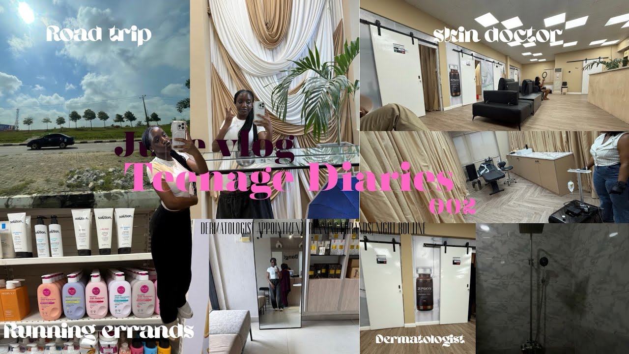 Teenage diaries 002💕: dermatologist| running errands| new house| night routine