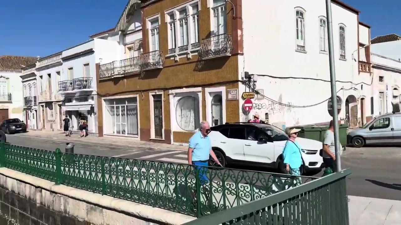A bus ride from Cabanas to Tavira, Portugal and a walk around Tavira