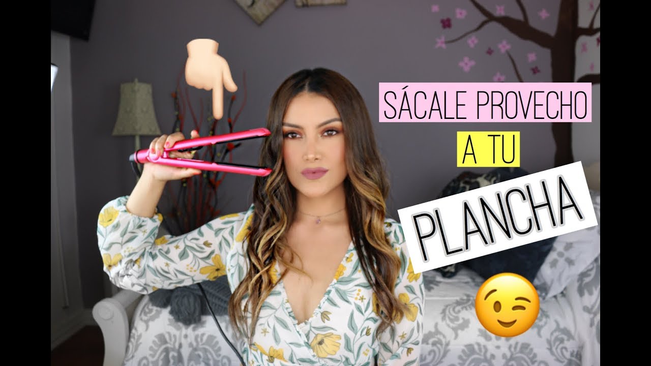 COMO UTILIZAR LA PLANCHA DE CABELLO CORRECTAMENT y Lograr Diferentes Estilos 😉💕