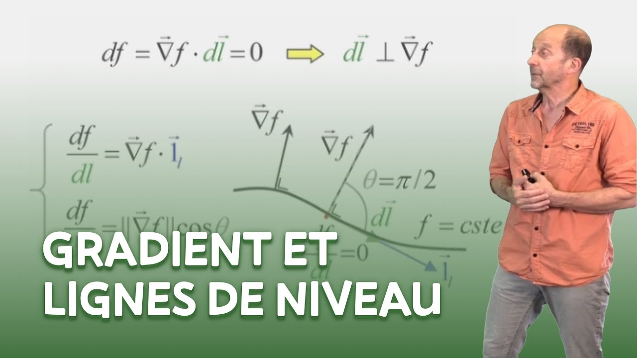 Gradient et lignes de niveau