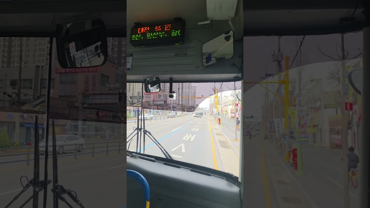 [자막영상]대전버스 66번 비래동종점-판암역종점 주행영상