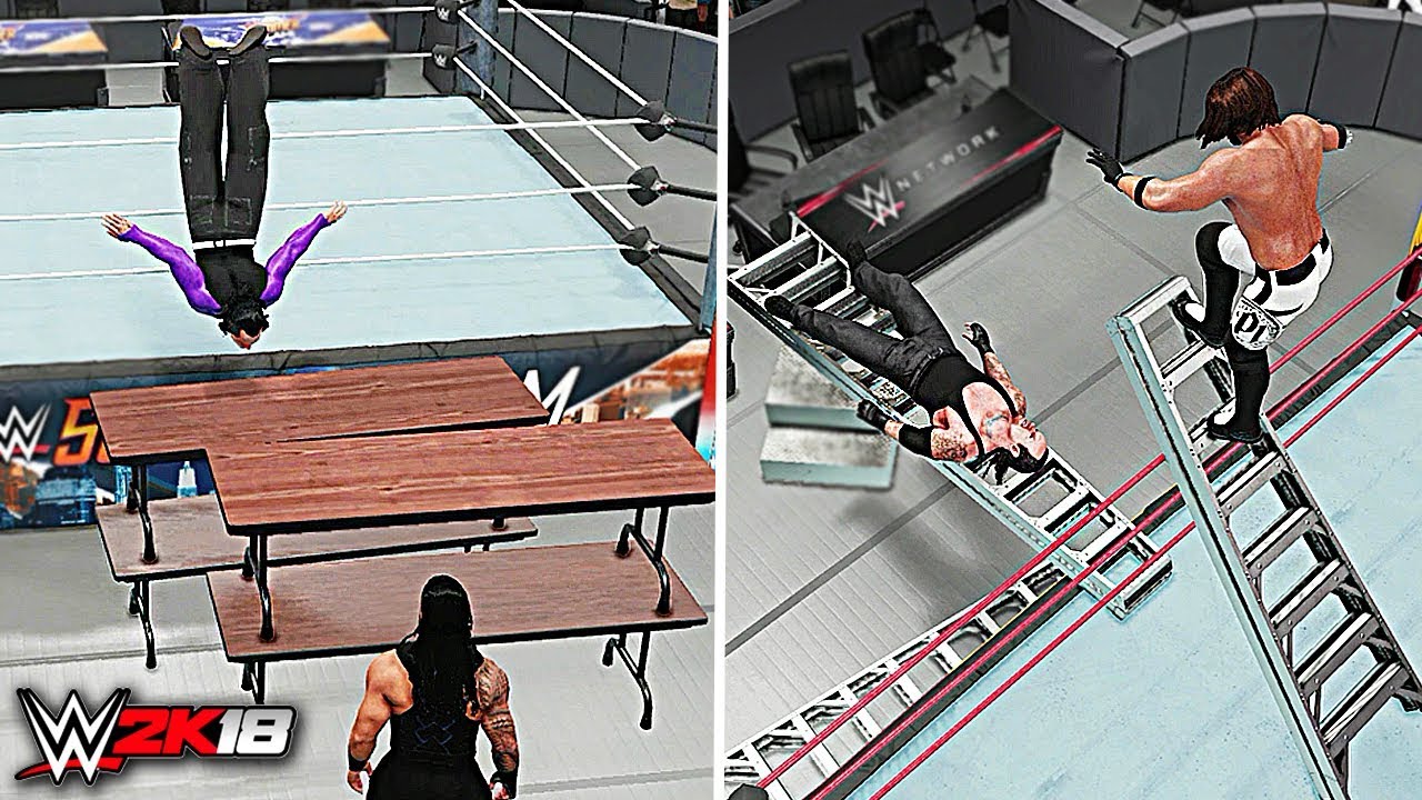 WWE 2K18 Top 10 Awesome Moments vs Epic Fails!!