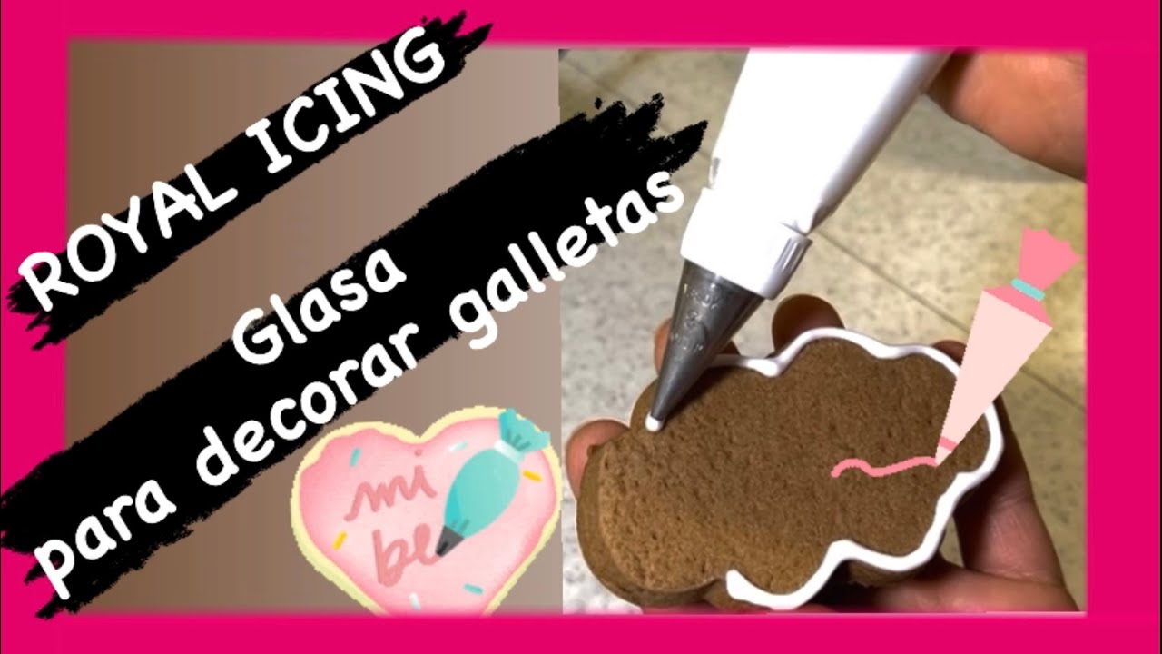 Como decorar GALLETAS con ROYAL ICING o GLASA