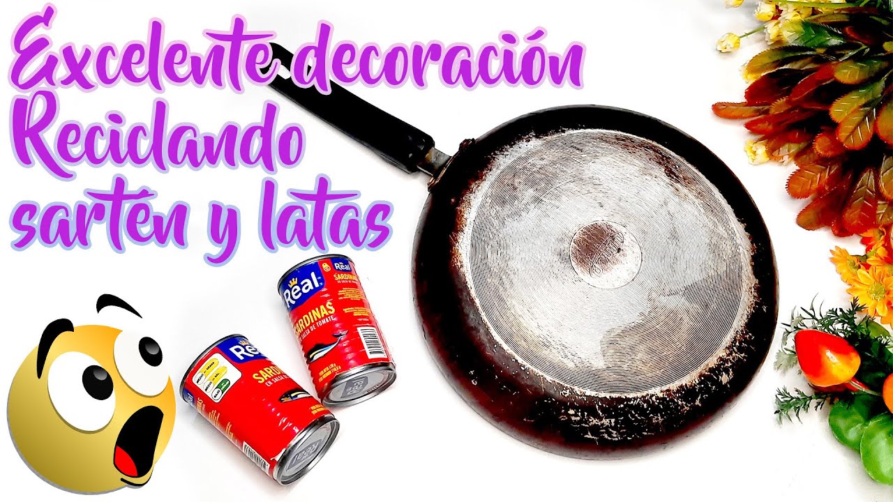 Fantástica Decoración NO TIRES TUS SARTENES VIEJOS !! Manualidades DECORACIÓN DIY♻️