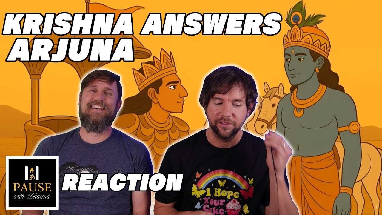 Tired of Overthinking? Krishna Answer To Arjuna | Bhagavad Gita | Pause With Dharma Reaction Video