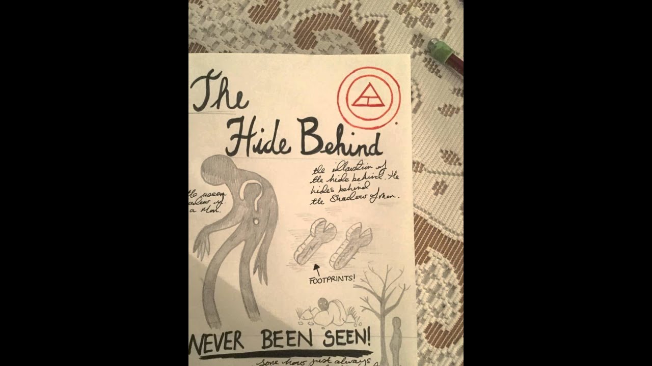 a finished look at the hide behind page