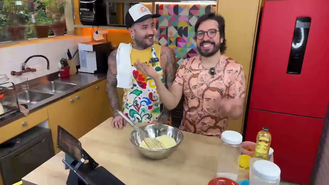 Broa de Forma Com Queijo e Doce de Leite AO VIVO!