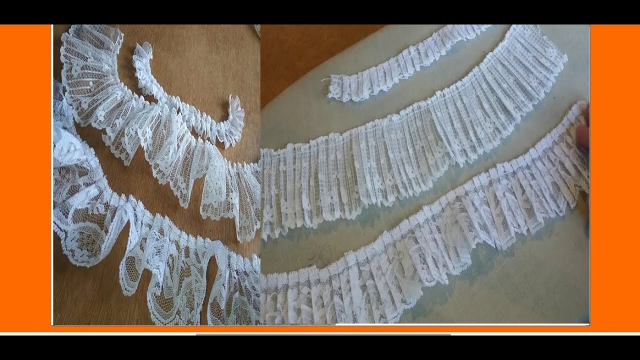 Cómo Plegar y Almidonar Olanes de Encaje #diy #barbie #handmade
