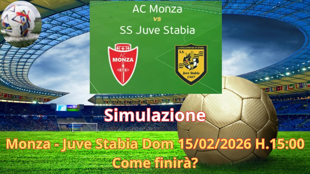 Monza - Juve Stabia  Dom 15/02/2026 H.15:00