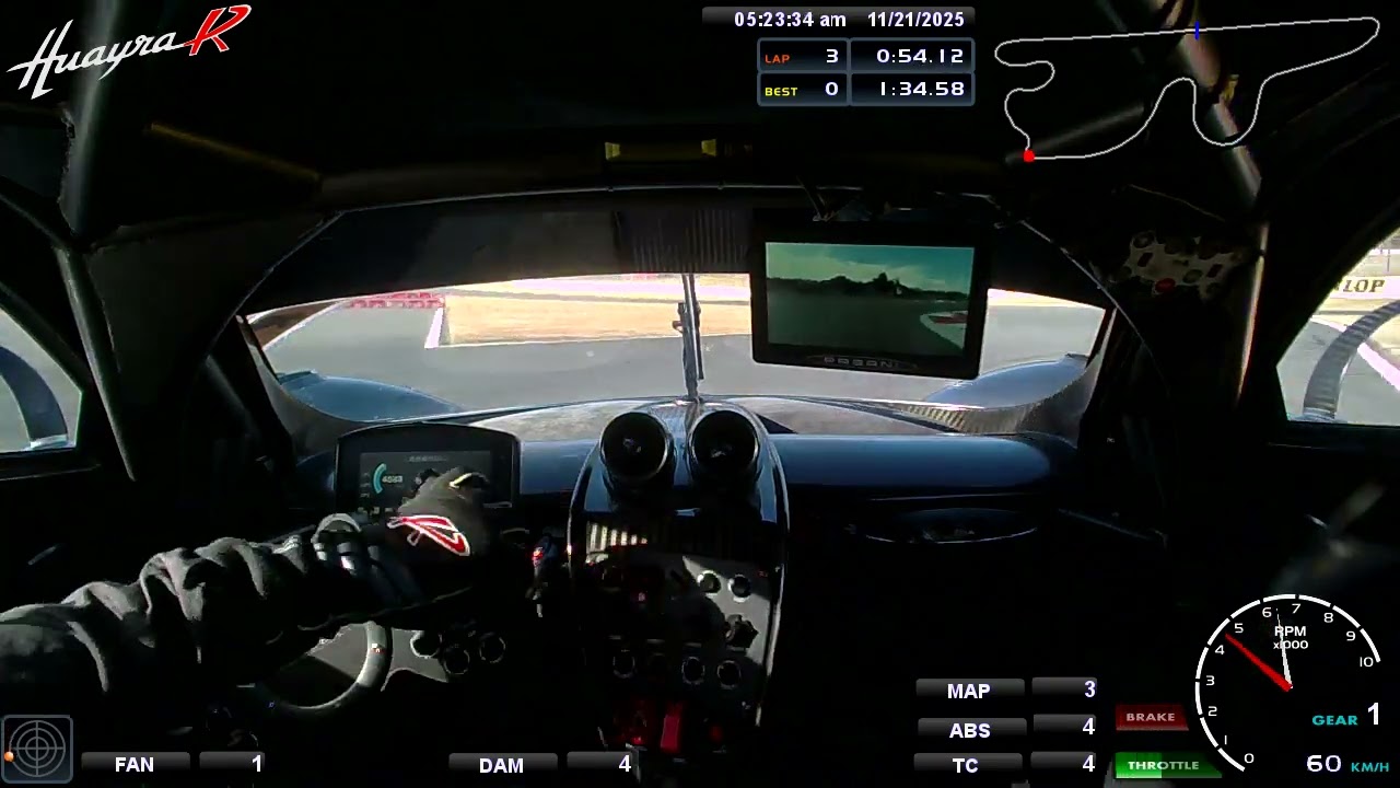 Pagani Huayra R - Fuji Speedway Onboard Lap