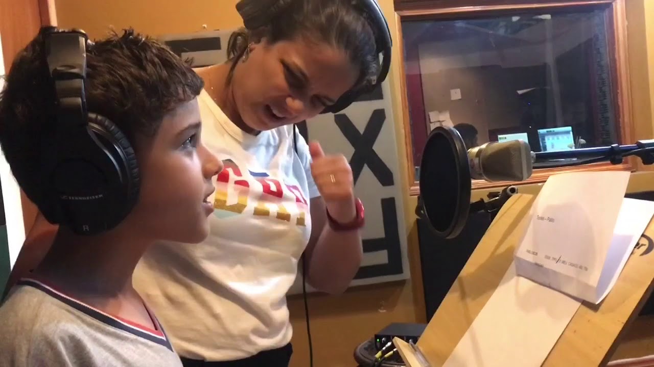 Teste de dublagem do Giovani Paiva para o desenho Pablo