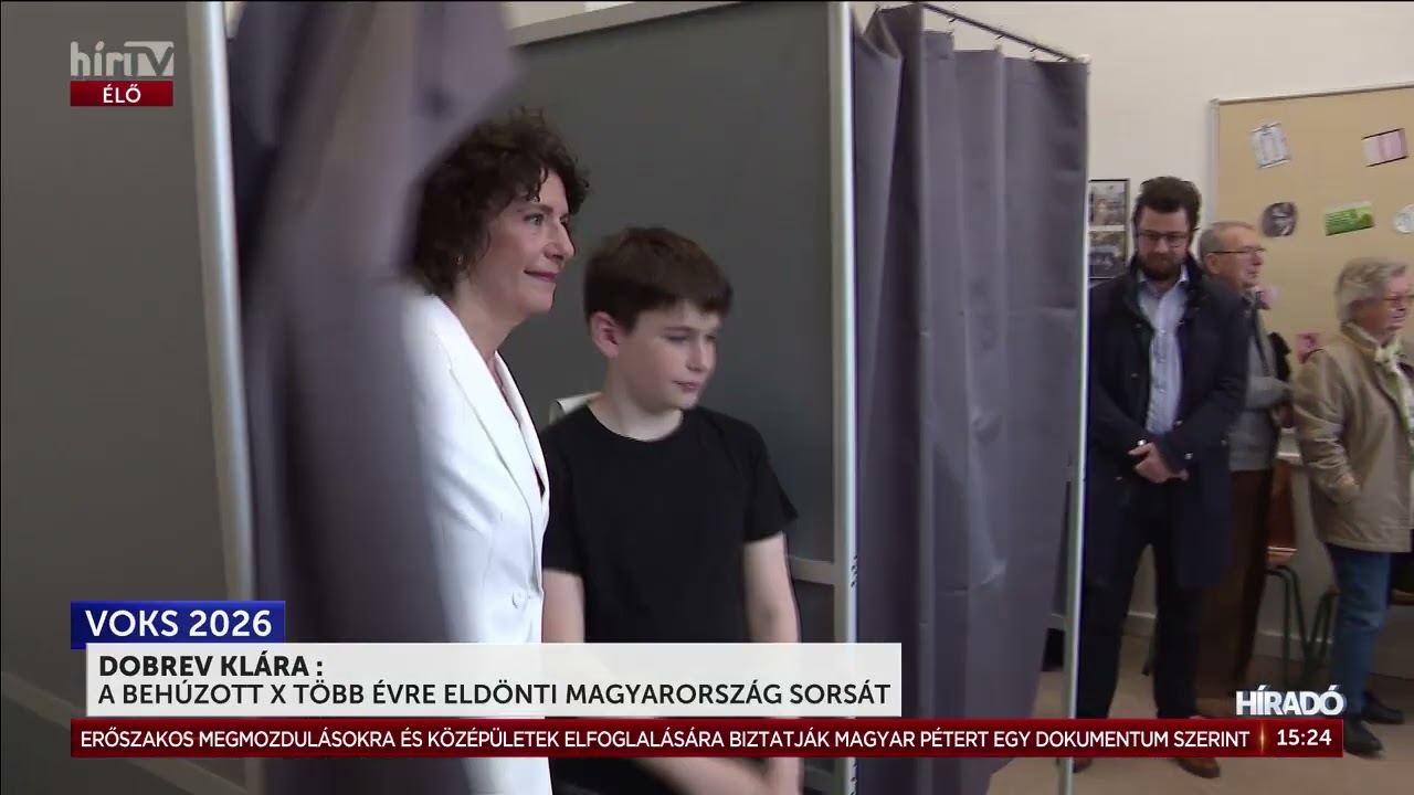 A Tisza P&aacute;rt eln&ouml;ke is leadta szavazat&aacute;t - H&iacute;rTV