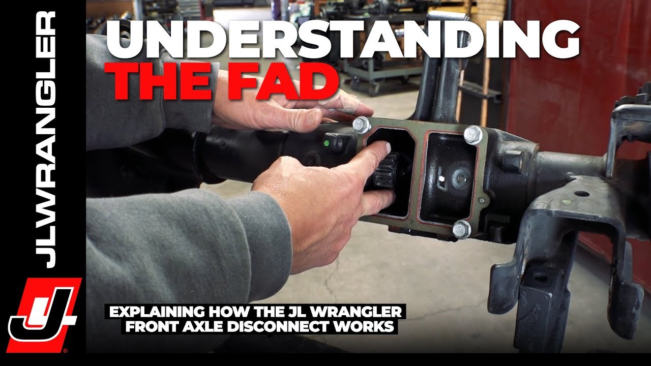 Jeep JL Wrangler FAD Explained by Dynatrac - How the Front Axle Disconnect Works