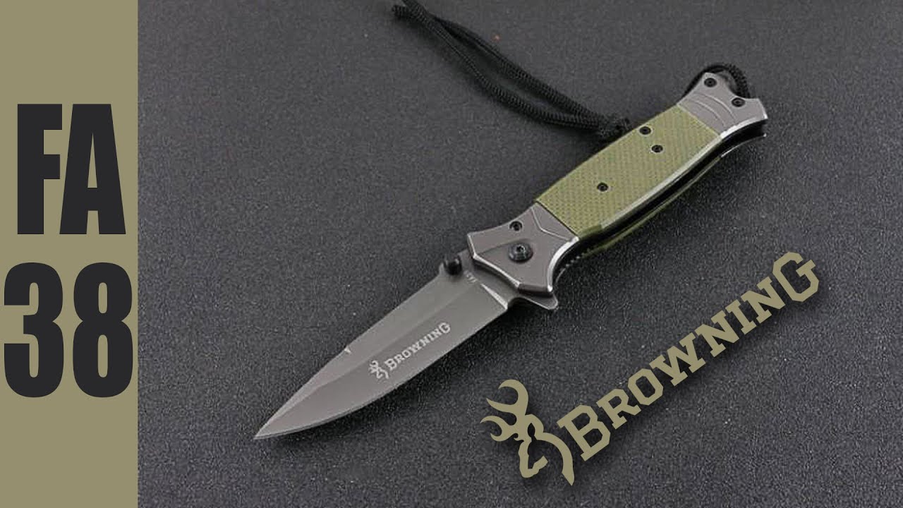 Unboxing And Review of a Browning FA38 Folding Pocket Knife
