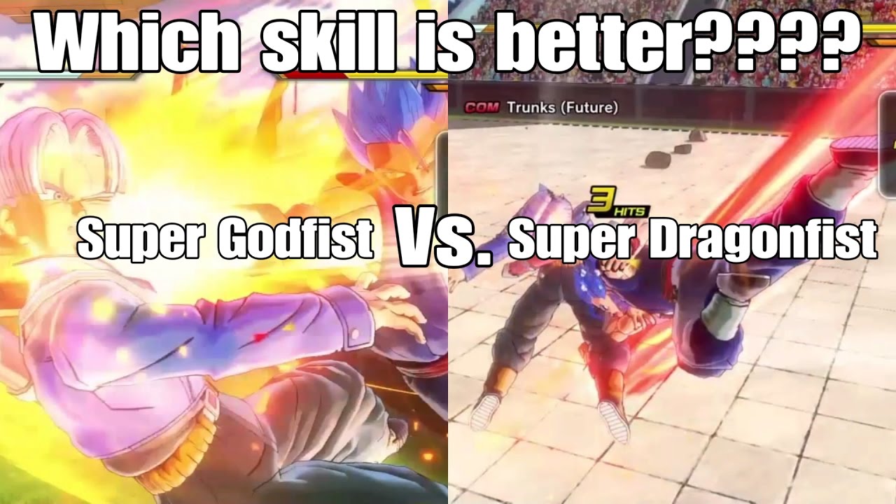 Dragon ball Xenoverse 2 Skill Test Super Godfist Vs. Super Dragon Fist!