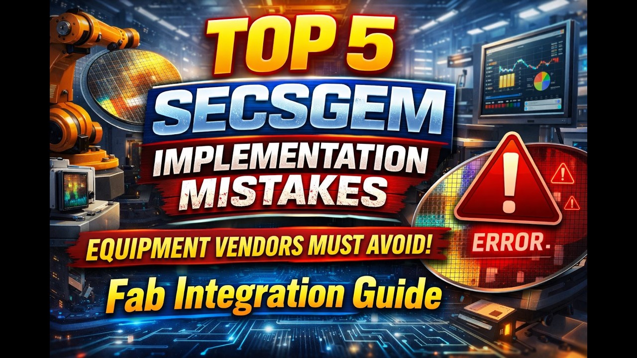 Top 5 SECSGEM Implementation Mistakes Equipment Vendors Must Avoid  Fab Integration Guide