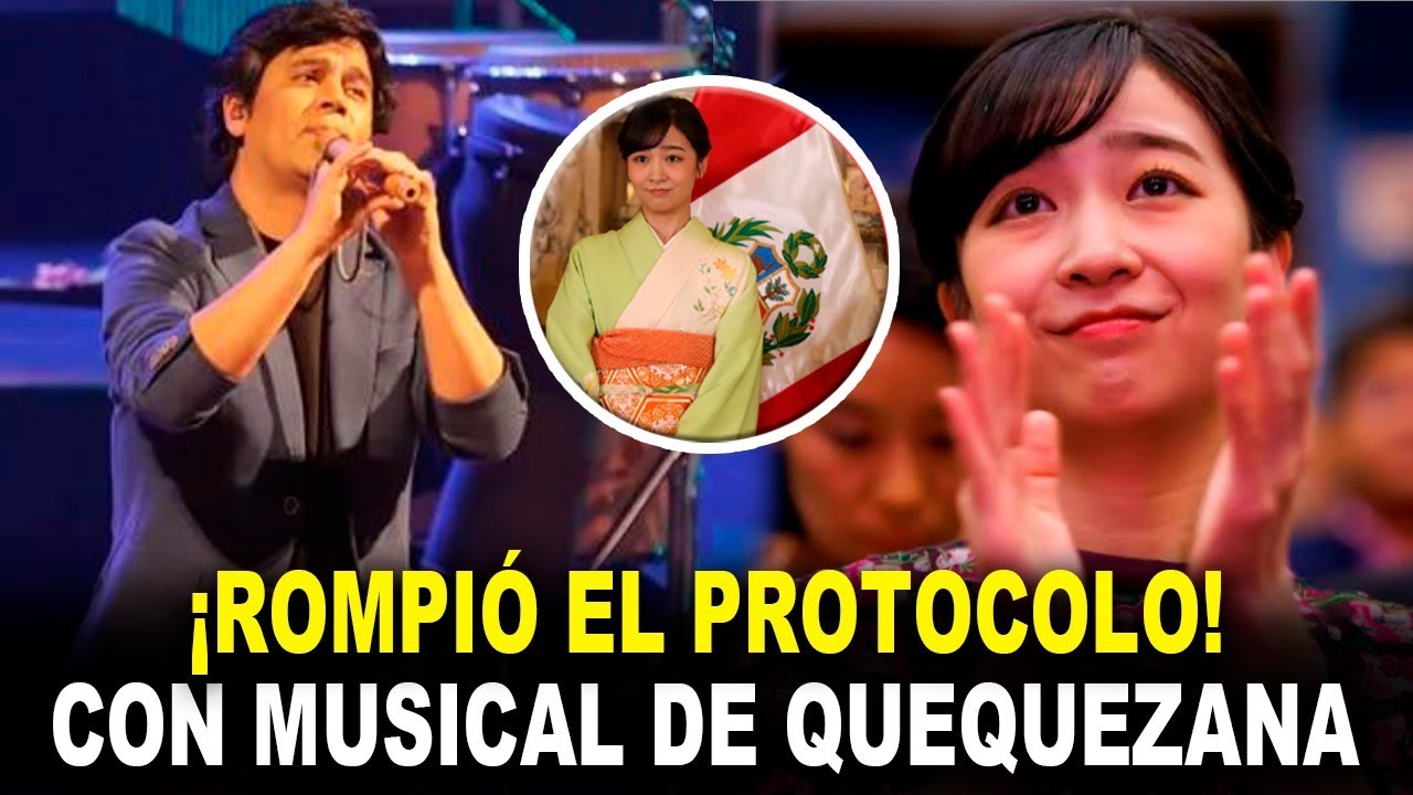 Princesa Kako de Japón rompe el protocolo en un encuentro con Lucho Quequezana