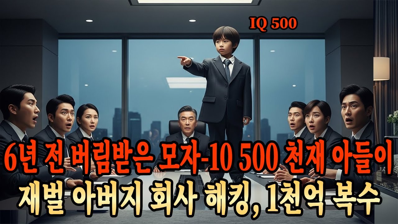 IQ 500 천재 소년의 복수, 재벌 아버지 회사에서 1천억을 빼앗다