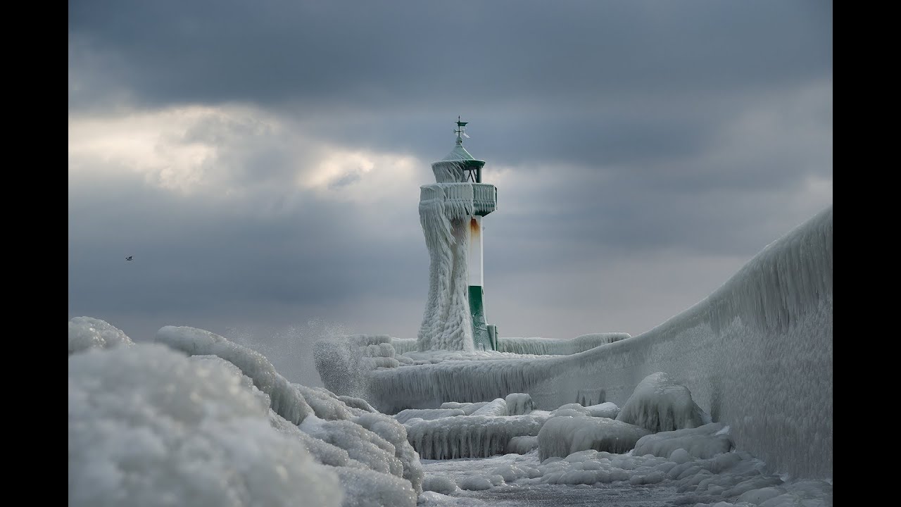 Sassnitz im Eisgewand 2018 4k 60fps