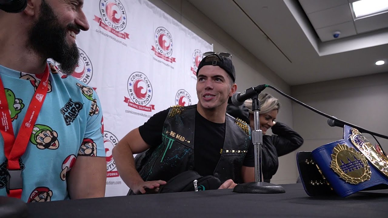 AEWs Sammy, Tay & Brandon Cutler panel from Comic Con Revolution