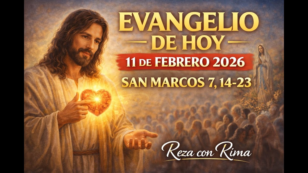 EVANGELIO DE HOY 11 DE FEBRERO 2026 | SAN MARCOS 7, 14-23