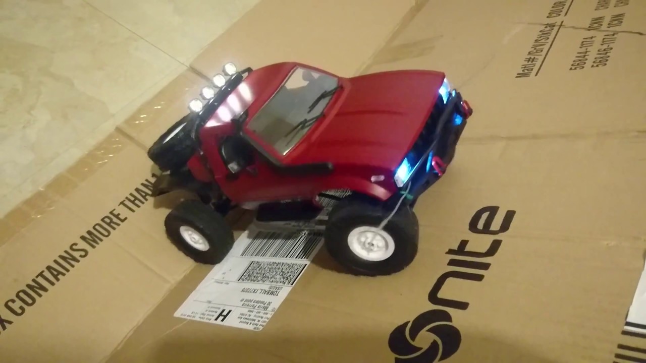 WPL C14 HILUX modification FLYSKY and brushless motor.