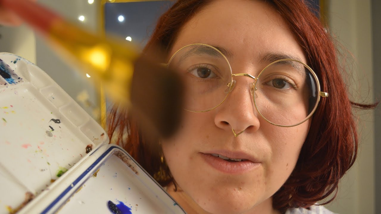 ASMR You're My Canvas 🖼️ painting you, personal attention & tapping