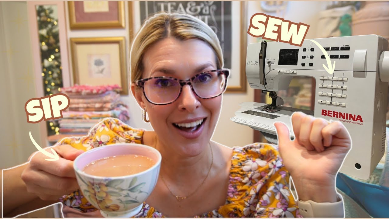Шейте вместе со мной | Sip & Sew ☕ Уютный видеоблог о шитье