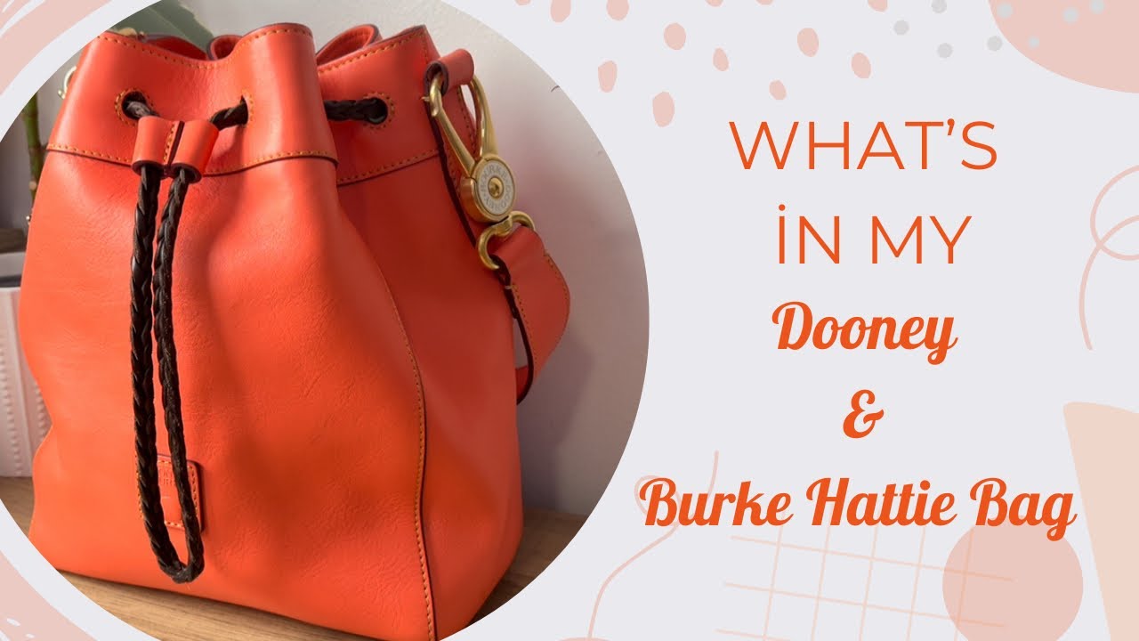 What’s in my bag/what’s in my purse Dooney & Burke Hattie bag it’s spring