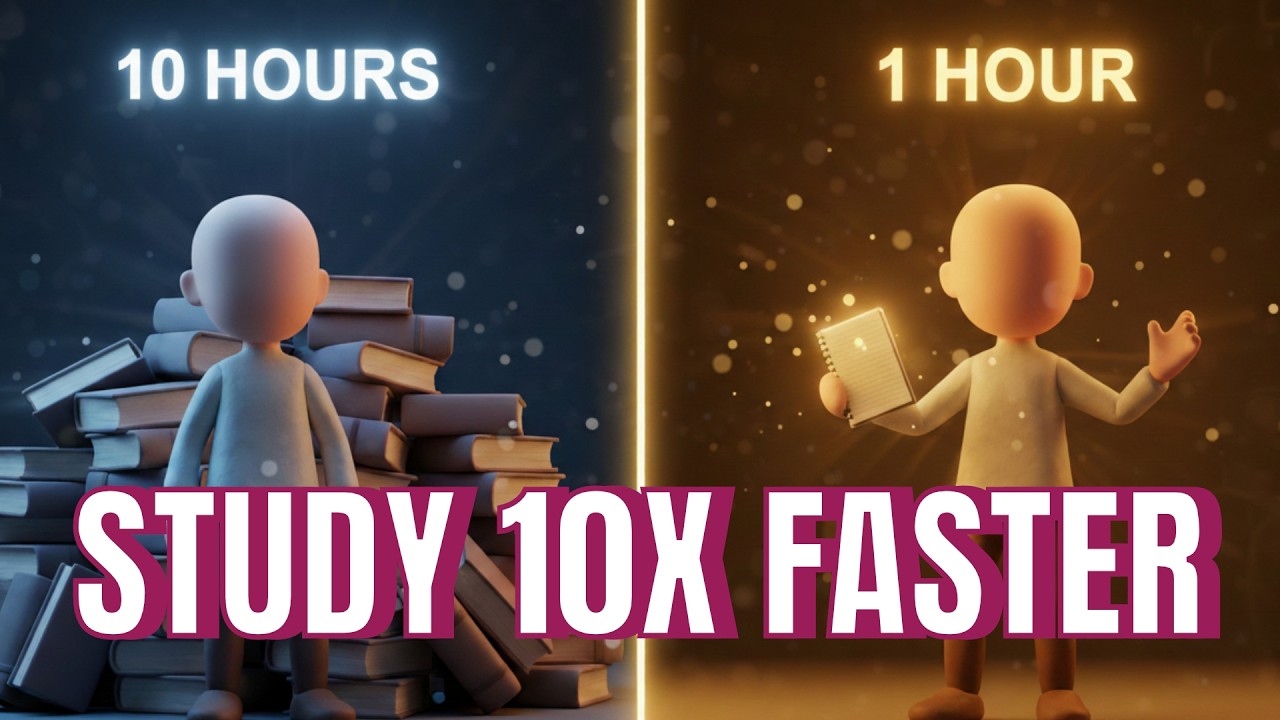 How to Study 10X Faster (The 