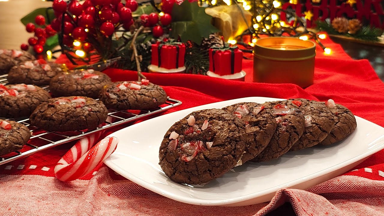 FUDGY Peppermint Brownie Cookies Recipe | How To