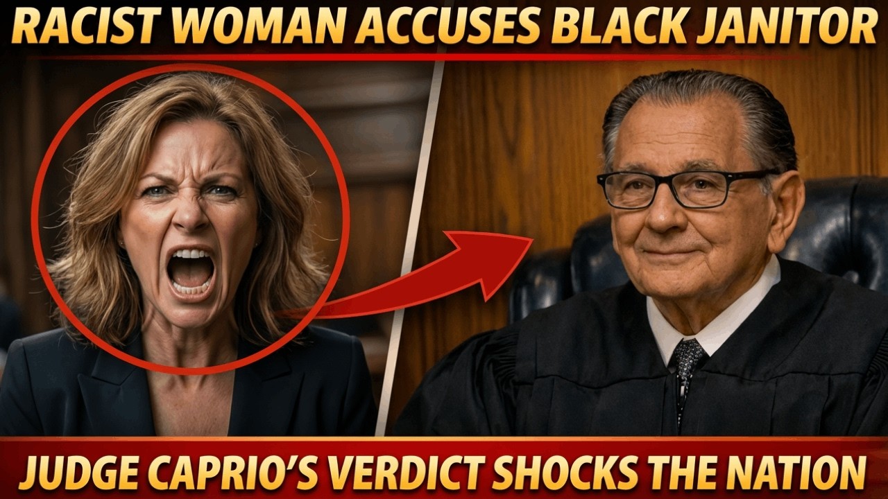 Racist Woman Accuses Black Janitor — Judge Caprio’s Verdict Shocks the Nation