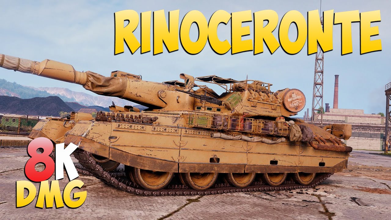 Rinoceronte - 6 Kills 8K DMG - Напряженный! - Мир Танков