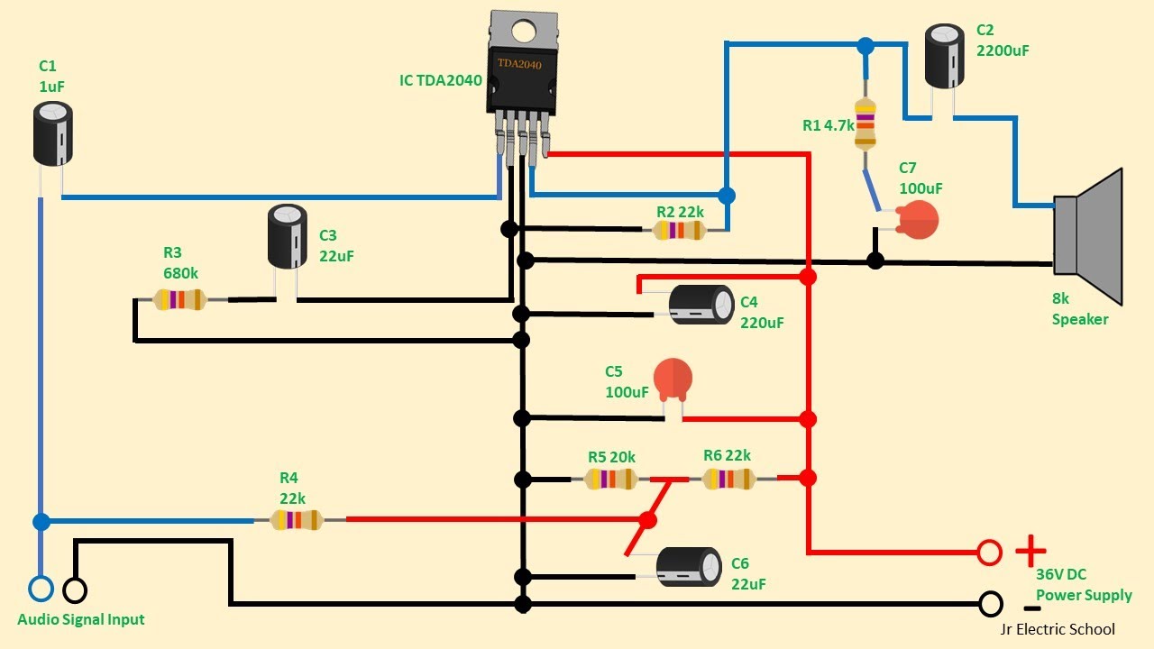 Audio Amplifier Circuit Diagram Homemade
