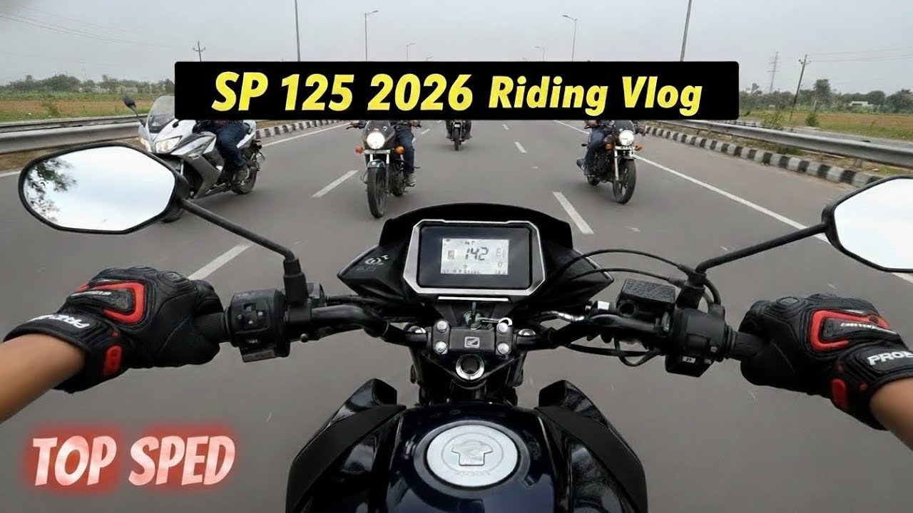 Honda SP 125 New Modal 2026 Riding Vlog 🔥 | Pickup SP 125 2026 Ride Experience 😍 | City Ride Review