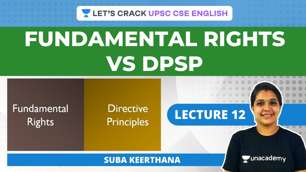 Fundamental Rights Vs DPSP | Crack UPSC CSE/IAS English | Suba Keerthana