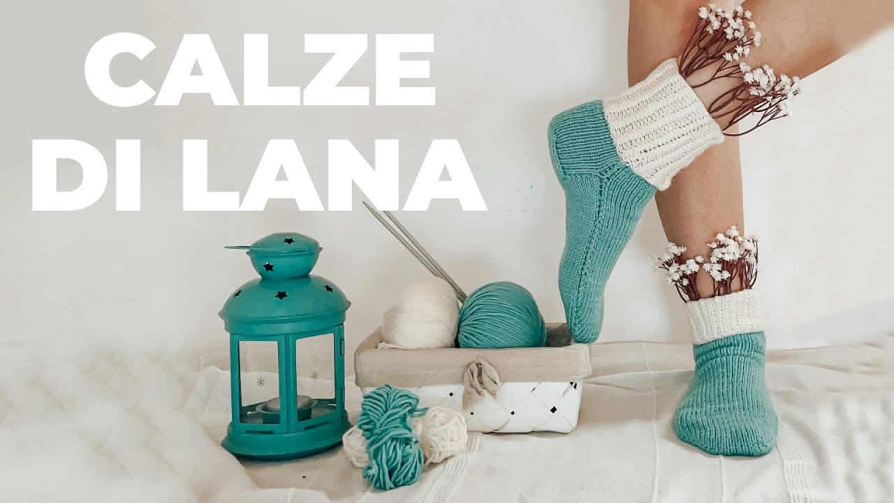 Come realizzare calze di lana a maglia con due ferri (prima parte)