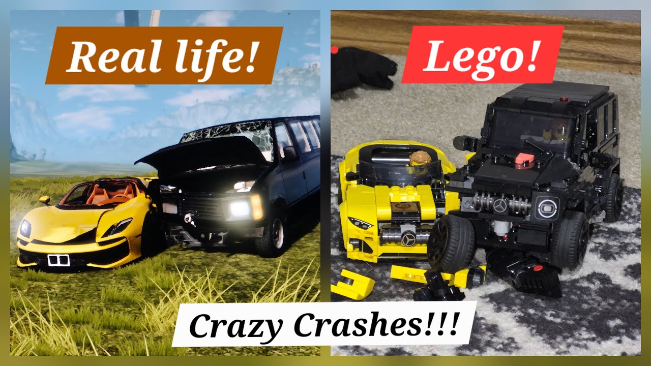 Crazy Realistic Crashes In Lego.....