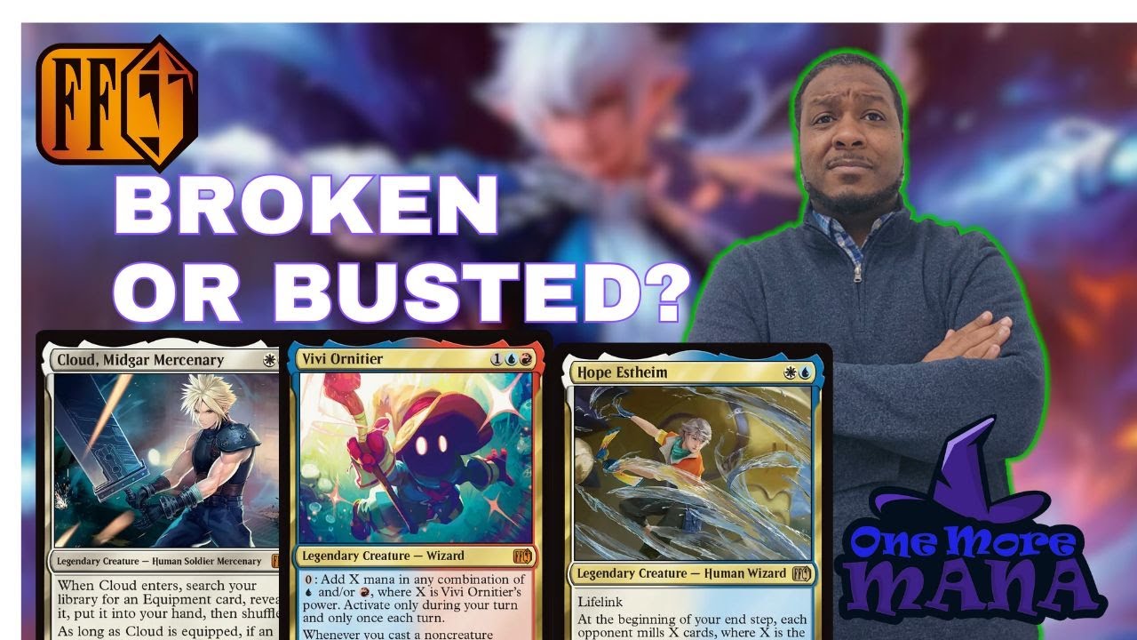 Эти карты Final Fantasy сломаны или нет? | Magic: the Gathering Commander