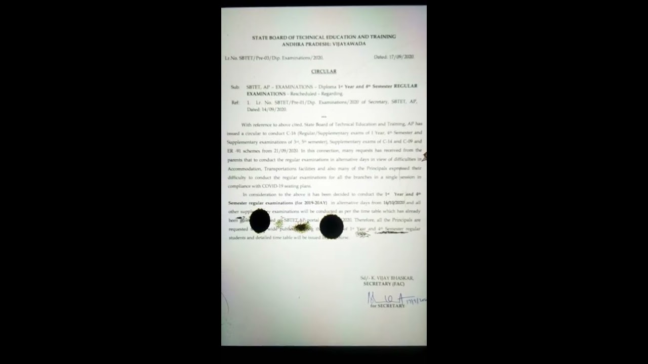 Diploma exams postponed