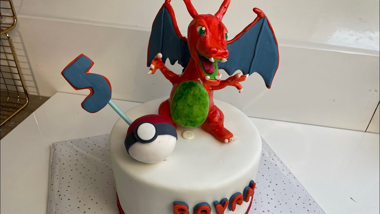 Pokemon charizard cake # character cake