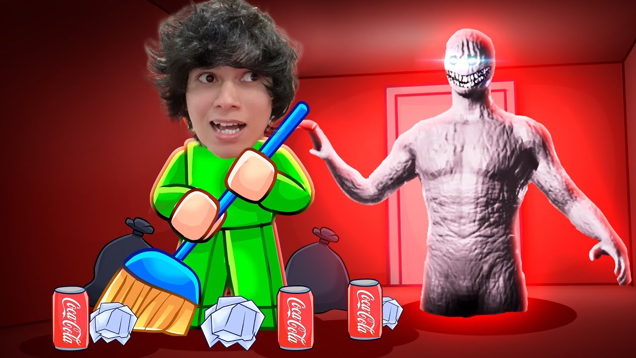КОРОТКИЕ ЖУТКИЕ ИСТОРИИ ROBLOX... (Ночной уборщик)
