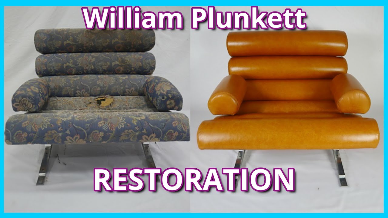 WILLIAM PLUNKETT CHAIR RESTORATION | FABRIC TO LEATHER REUPHOLSTERY TIPS & TRICKS| FaceliftInteriors
